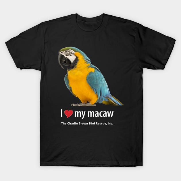 CB Macaw 3 T-Shirt by Just Winging It Designs